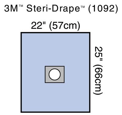 3M Steri-Drape 56 x 64cm (Small) - Box/25