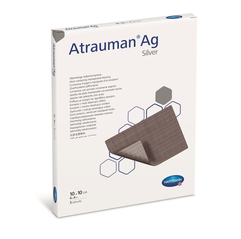 Atrauman® Ag Silver Wound Contact Layer Sterile, 5x5cm - Box/10