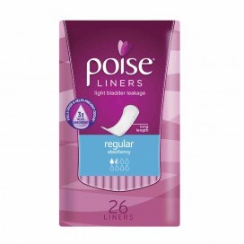 Poise Regular Liners 6 Pkt - Ctn/26