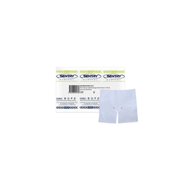 Sterile Non-Woven Y-Split Drainage Swab 7.5x7.5cm – Pkt/50