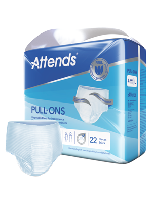Attends® Pull-Ons, Absorbency Level 3/4 Large (100-140cm)- Pkt/22