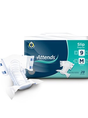Attends Slip Regular 9 Medium - Pkt/28
