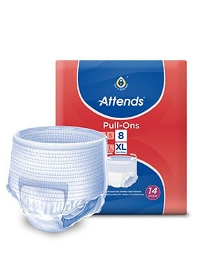 Attends Pull-Ons 8 Extra Large - Pk/14