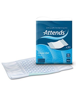 Attends® Cover-Dri Plus, Protective Underpad, 80x170cm - Pkt/30