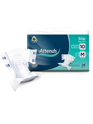Attends Slip Regular 10 Medium - Pkt/26
