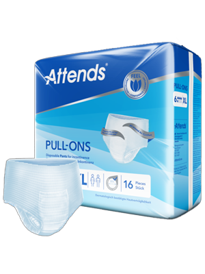 Attends Pull-Ons Absorbency level 5/6 X Large (130-170cm)- Pkt/16