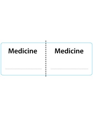 IMedicine Label for Lines & Catheters White 70x25mm - Roll/500