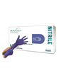 MICRO-TOUCH Blue Nitrile Examination Gloves Extra Small