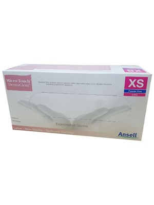 Micro-Touch® DermaClean® II Examination Gloves XS - Box/100