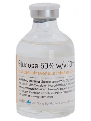 Glucose Injection 50% 1 x 50ml