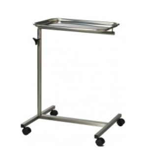 Mayo Stainless Steel Instrument Trolley - 2 Leg Base