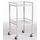 Nova Guard Rail No Drawer Medical Trolley