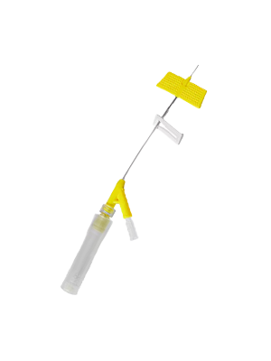BD Saf-T-Intima Catheter Adp Yellow, 24G x 0.75in - Ctn/25