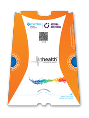 E-Chamber Respiratory ECO Spacer 100% Recyclable - Box/25