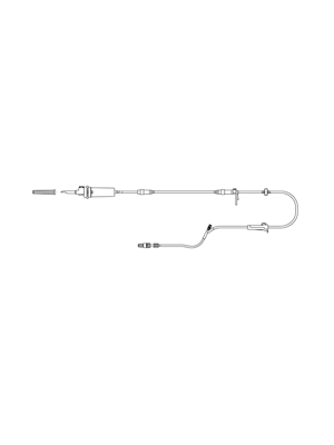 Admin Infusion Set IV BD Alaris GP 265cm