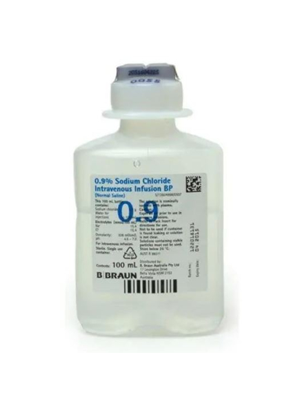Sodium Chloride for Infusion 0.9% Intravenous B Braun 100mL