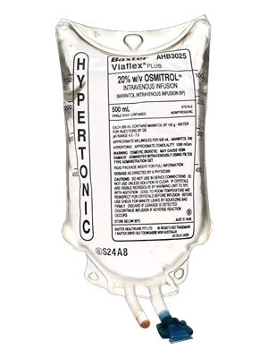 Baxter Osmitrol 10% Mannitol Injection (100g/L) 1000mL Bag