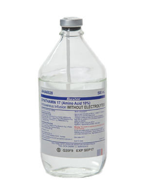 Baxter Synthamin 17 Amino Acid Solution (10% without Electrolytes)