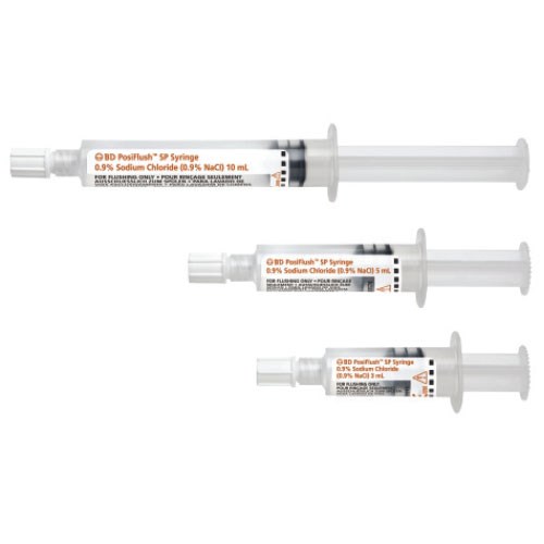 BD PosiFlush™ Pre-Filled Saline Syringe 3ml Box/30