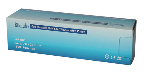 200 Self-Sealing Sterilization Pouches Auto Clave Bags 3-1/2 x 6-1/2 EB-005-U3565 
