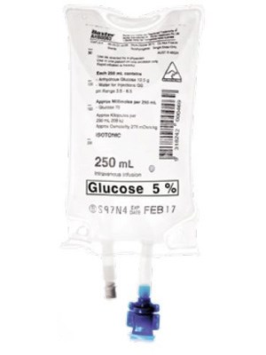 Glucose 5% Intravenous Infusion 250mL