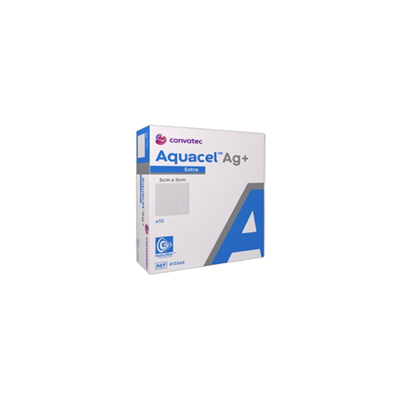 AQUACEL Ag+ Extra Wound Dressings 5cm x 5cm