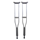 Crutches Aluminium Under Arm - Adult