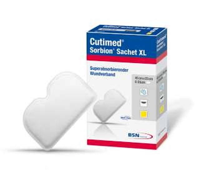 Cutimed® Sorbion® Wound Dressing Sachet XL, 45cm x 25cm – Box/10