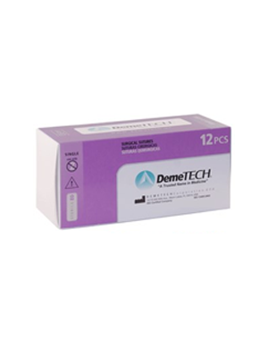 Demecryl Suture Absorbable 3/0 24mm 3/8 RC 70cm