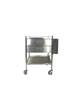 Instrument Trolley 2 Drawer 3 Side Rail 600 x 490 x 900mm - Each
