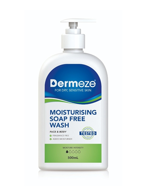 Moisturising Soap Free Wash Dermeze 500ml