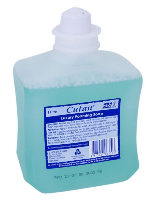 Cutan Luxury Foaming Soap 1L - Ctn/6