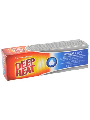 Deep Heat Regular Relief Non-Greasy Heat Rub Cream 50g – Each