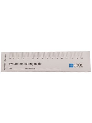 Wound Measuring Ruler Guide Pads - Pk/5