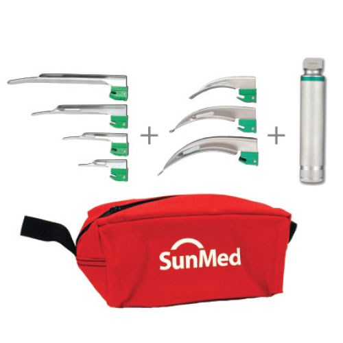 GreenlineĀ®/DTM F.O Disposable Laryngoscope Set Xenon