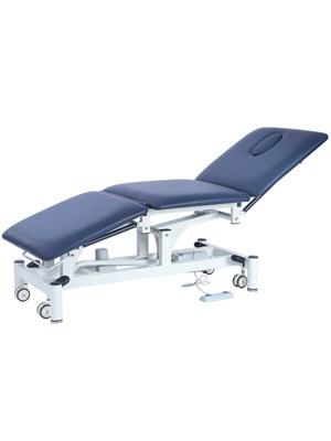 PHYSIO 3 SECTION HI LO ELECTRIC COUCH NAVY