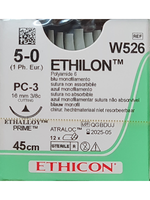 ETHILON 5/0 15mm W526