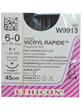 VICRYL RAPIDE® Sutures Undyed 45cm 6-0 P-1 11mm - Box/12