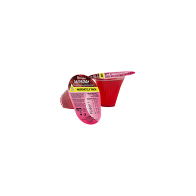 Flavour Creations Raspberry Flavoured Cordial Thickened Drink 175mL Level 3 Moderately Thick - 24 Pack