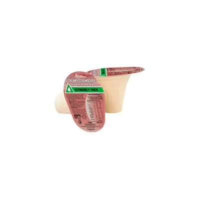 Flavour Creations Creamy Strawberry Flavoured Thickened Drink 175mL Level 4 Extremely Thick - 24 Pack