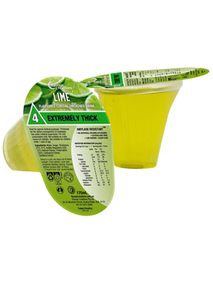 Flavour Creations Lime Flavoured Cordial Thickened Drink 175mL Level 4 Extremely Thick - 24 Pack