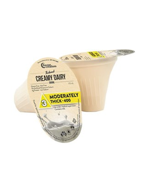 Flavour Creations Creamy Dairy Thickened Drink 175mL Level 3 Moderately Thick - 24 Pack