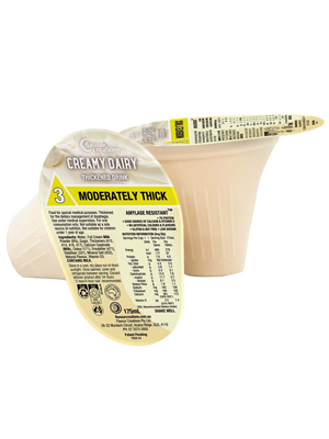 Flavour Creations Creamy Dairy Thickened Drink 175mL Level 3 Moderately Thick - 24 Pack