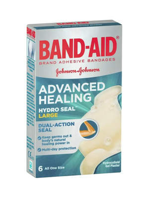 Bandaid Advanced Healing Large 6s