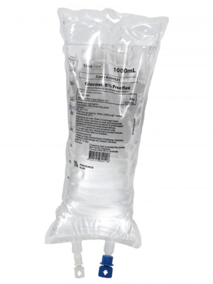 Glucose 5% IV Bag Freeflex 1000mL
