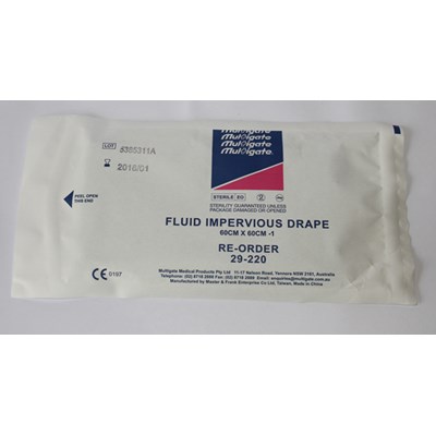 Surgical Fluid Impervious Drape Plain 90x90cm