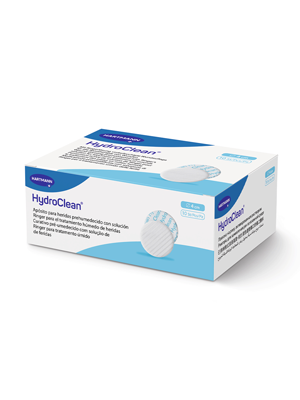 HydroClean® Interactive Wound Pad Round with Rinsing Mechanism 4cm