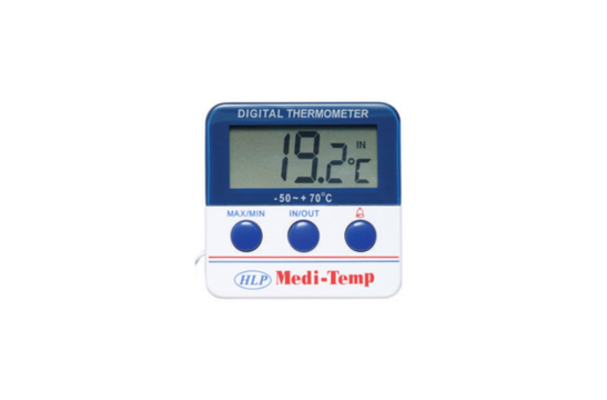 Medi-Temp Fridge and Freezer Display Thermometer 