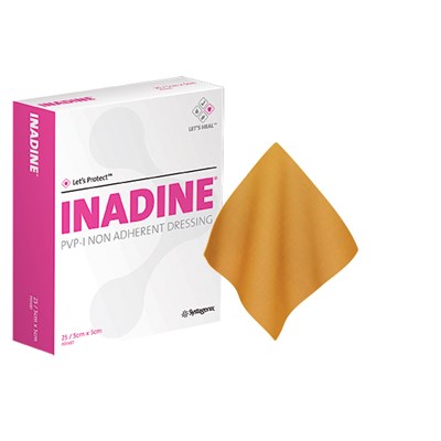 Inadine PVP-I NA Dressing 5cm x 5cm Box/25