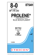 PROLENE Polypropylene Suture 8-0 Blue 75cm BV175-8 9.3mm Double Armed 36s